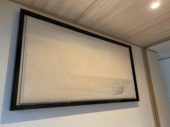 この住宅の為に作られた挾土秀平さんの作品「キラメキ」